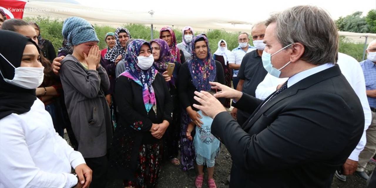 Aksaray Valisi Aydoğdu, Okulunu Bırakan Genç Kızı Duygulandırdı