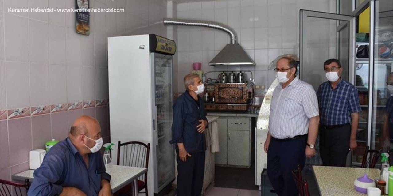 Karapınar'da Koronavirüs Denetimleri Yapıldı