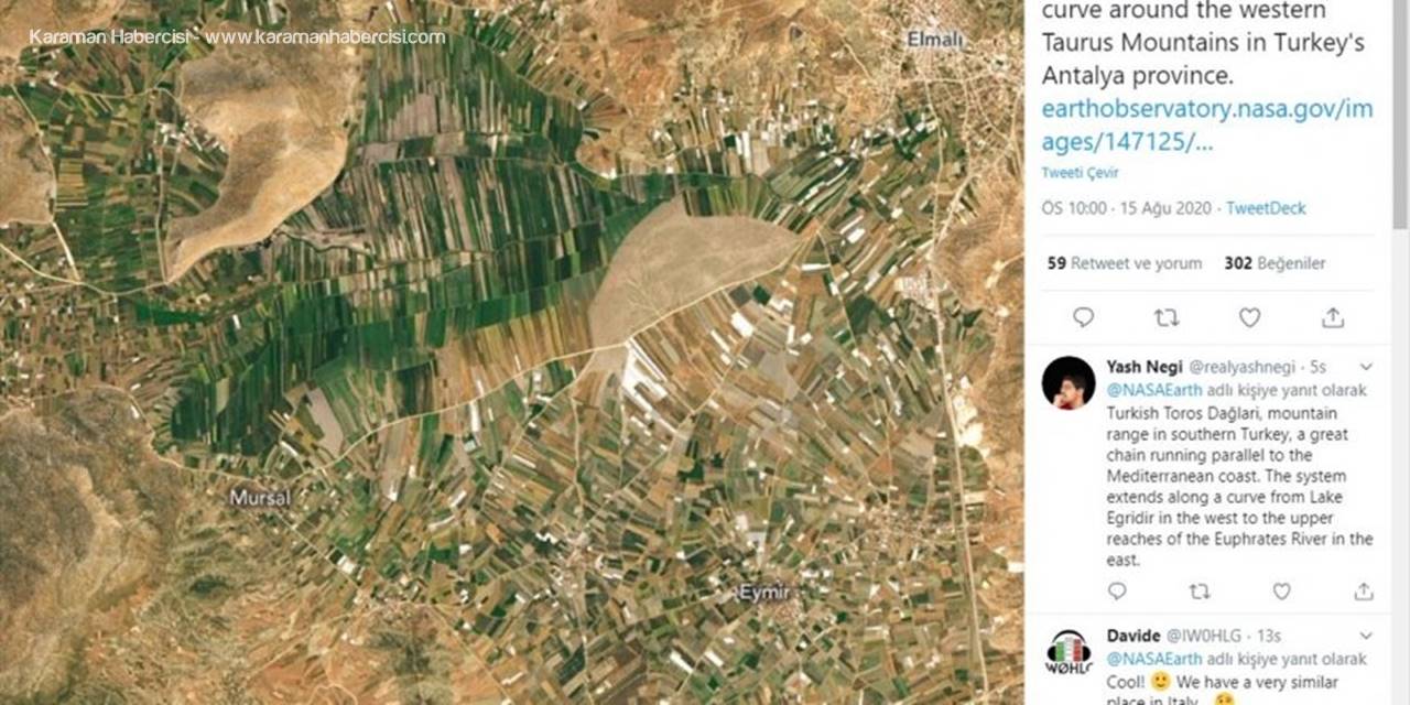 Nasa'dan Antalya Paylaşımı