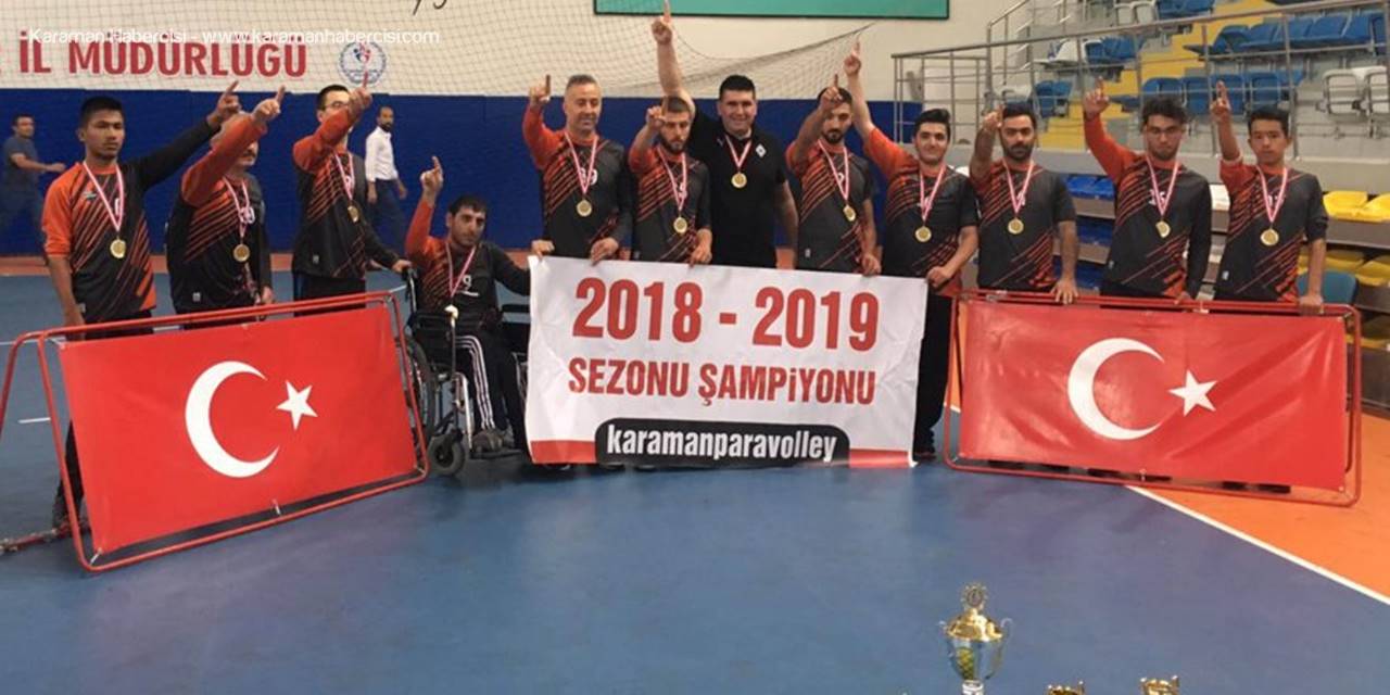 Karaman Oturarak Voleybol Takımları Türkiye’de Bir İlke İmza Attı