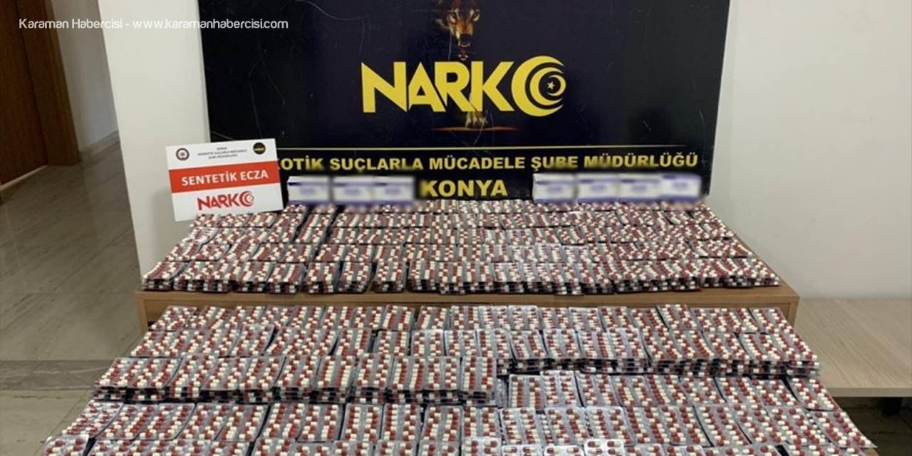Konya'da Uyuşturucu Operasyonunda 2 Zanlı Yakalandı