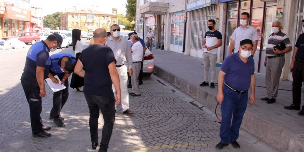 İncesu Kaymakamı Özgün'den Kovid-19 Denetimi