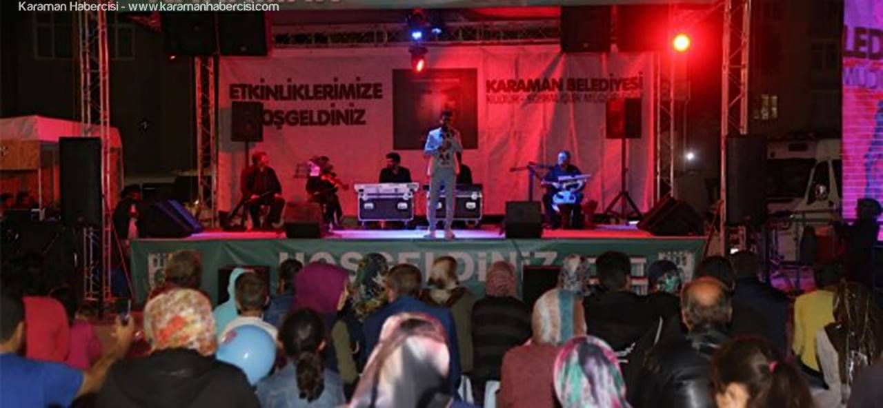 Karaman'da Abdulah Beyhan Sahne Aldı