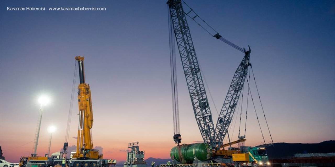 Akkuyu NGS İçin Üretilen 4 Buhar Jeneratörü Mersin'e Ulaştı