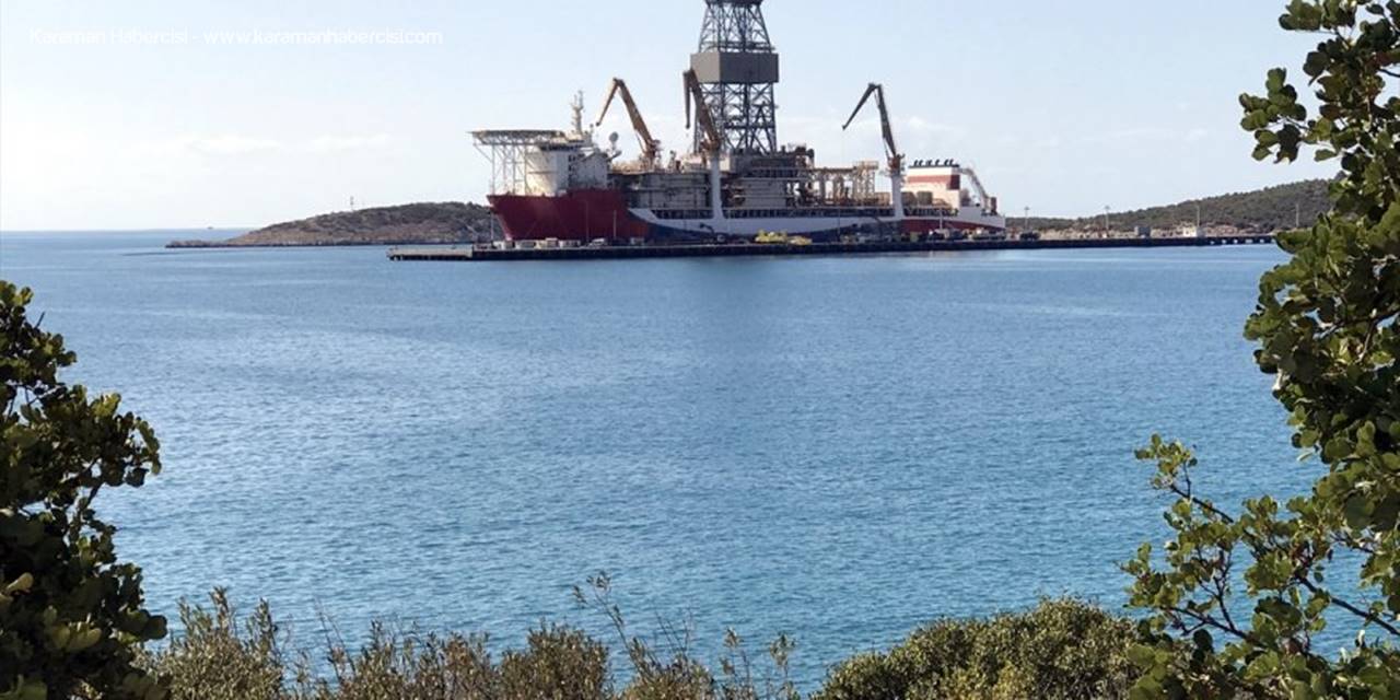 Kanuni Sondaj Gemisinin Mersin'deki "Molası" Sürüyor