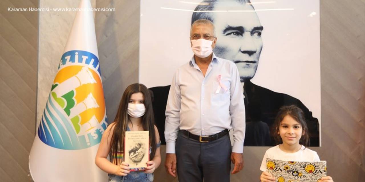 Mersin'de Oynadıkları Parkı Temizleyen İki Kardeş Ödüllendirildi