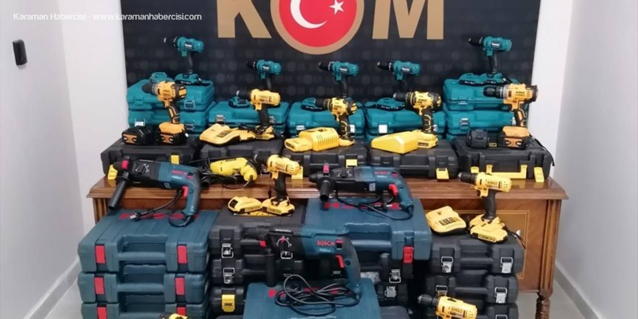 Niğde'de Gümrük Kaçağı 55 Matkap Ele Geçirildi