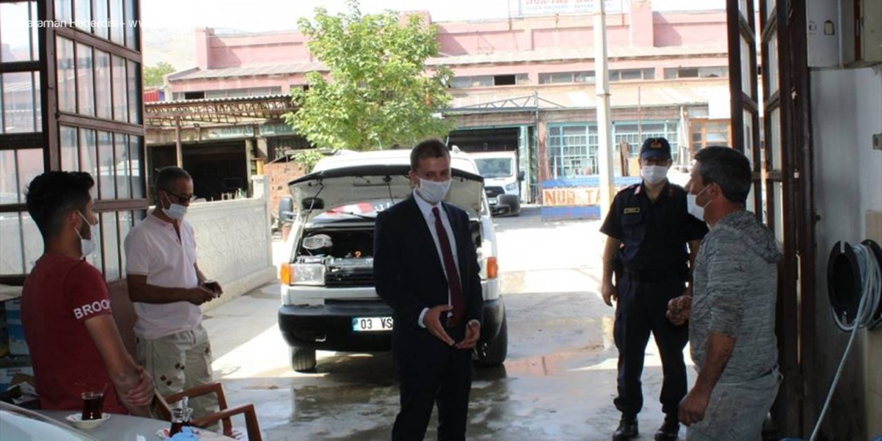 Yunak Kaymakamı Kurt, Sanayi Esnafını Ziyaret Etti