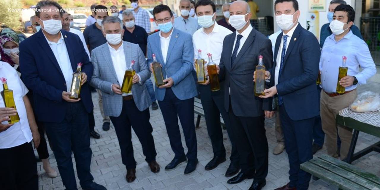 Antalya Valisi Ersin Yazıcı, Sezonun İlk Zeytin Yağı Sıkım Törenine Katıldı