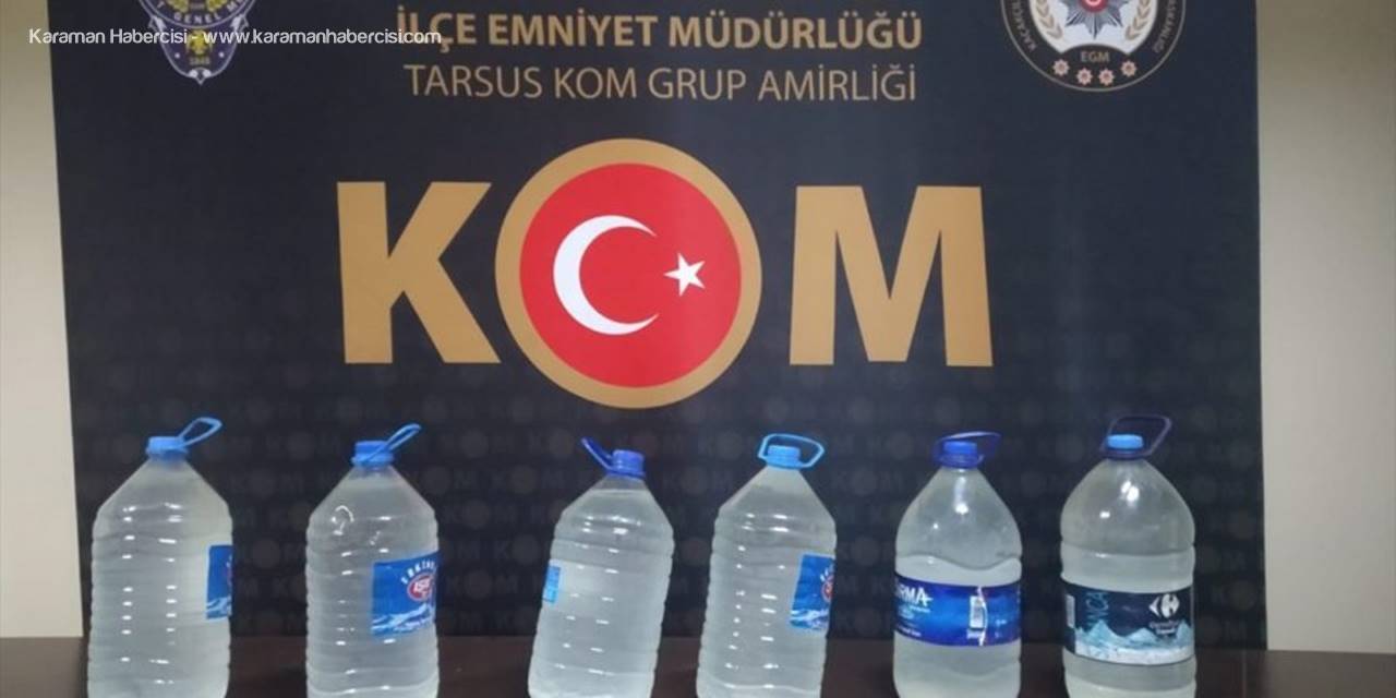 Mersin'de Sahte İçki Ve Uyuşturucu Operasyonu