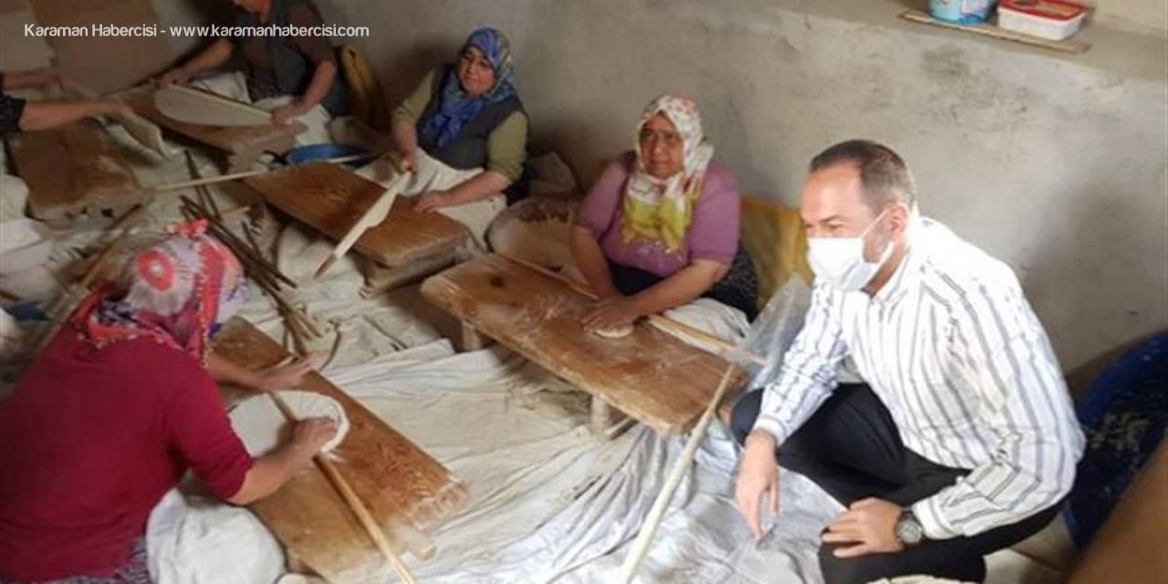 Niğdeli Kadınların Kışlık Ekmek Hazırlığı