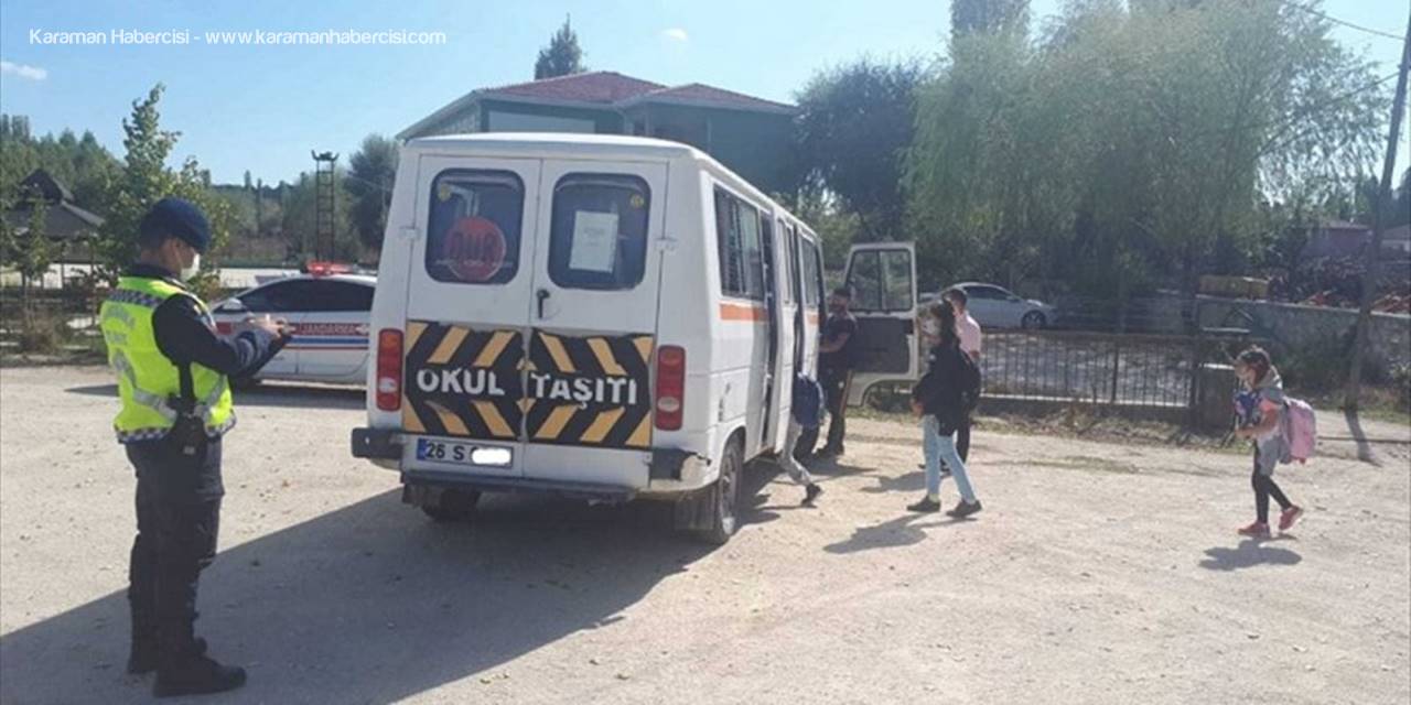 Eskişehir'de Jandarma Okul Servislerini Denetledi