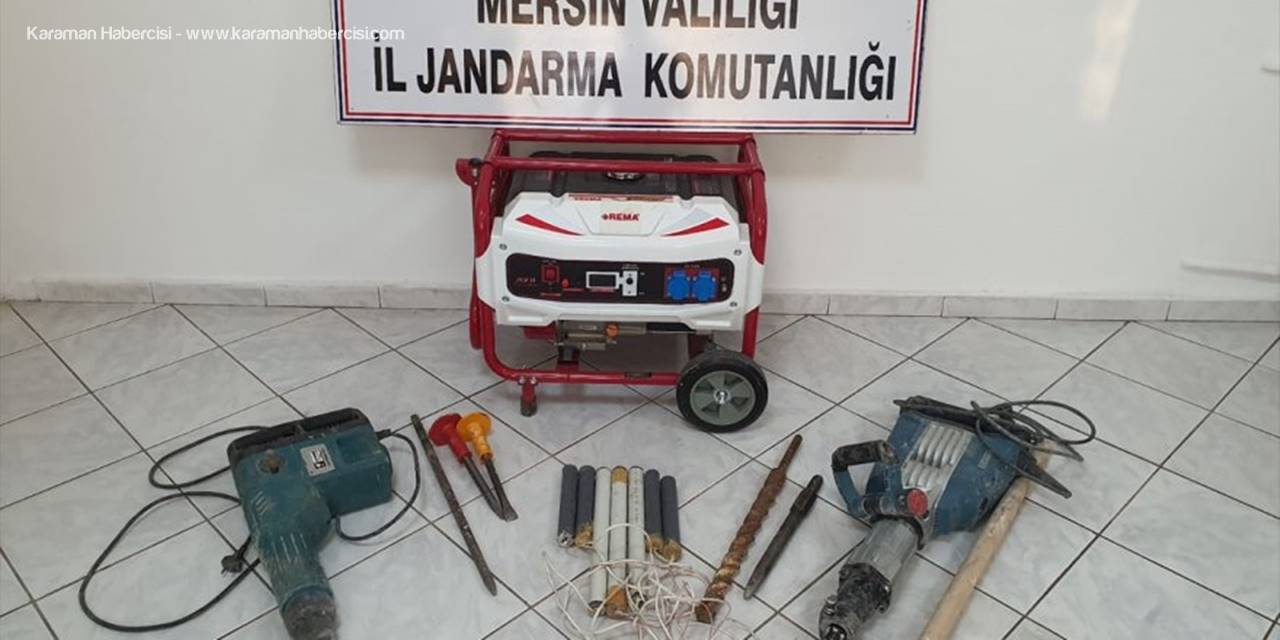 Mersin'de Arkeolojik Alanda İzinsiz Kazı Yapan 2 Kişi Suçüstü Yakalandı