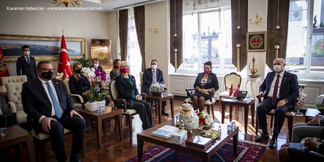 Karadağ Yüksek Mahkeme Başkanı Ve Üyeleri Ankara'da