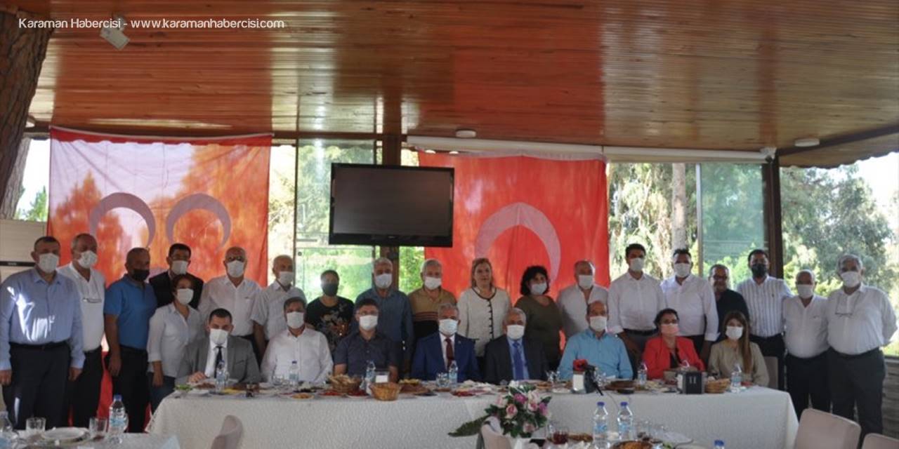 MHP Tarsus İlçe Yönetimi Gazetecilerle Bir Araya Geldi