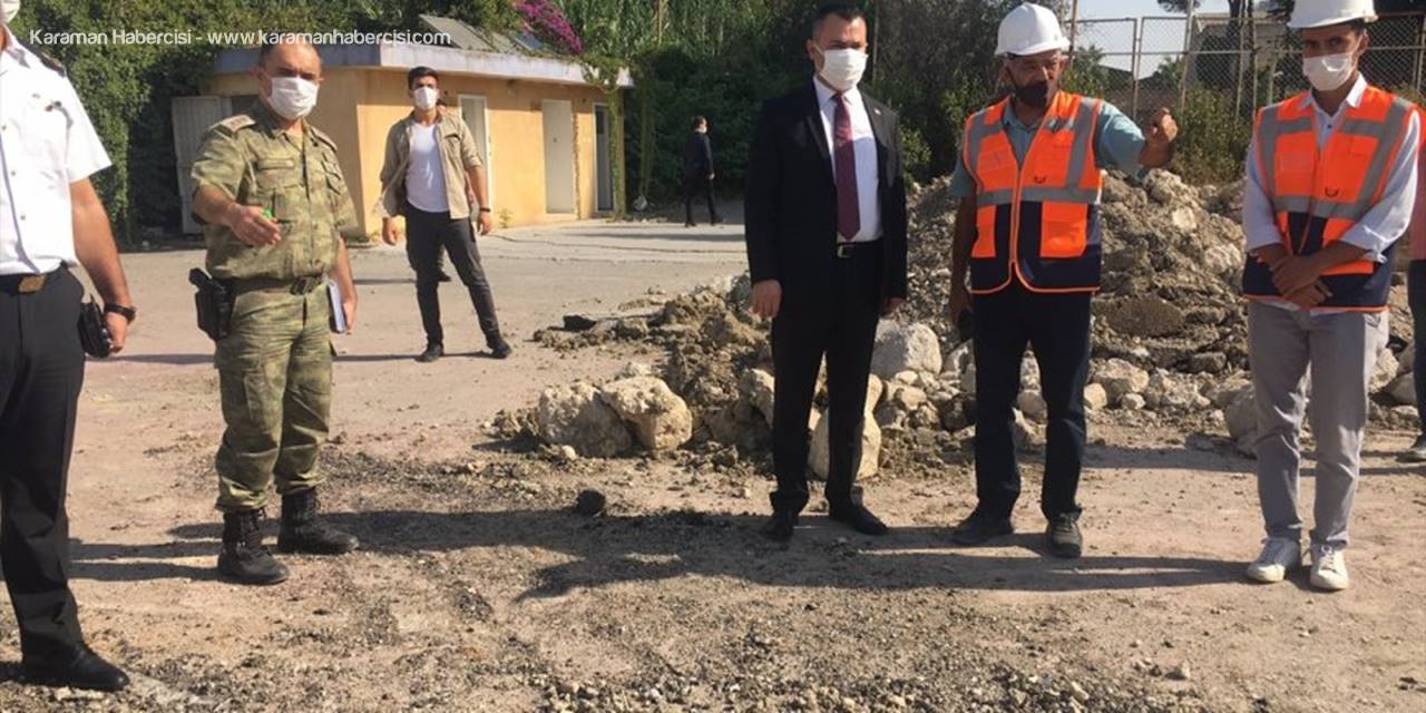 Kaymakam Otcu, Yeni Hükümet Konağı İnşaatında İncelemelerde Bulundu