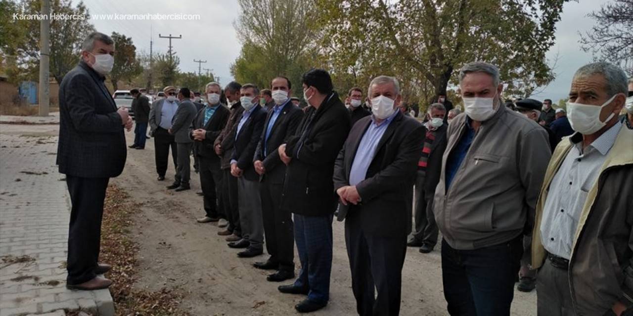 Konya'daki Kazada Ölen Muhtarın Cenazesi Toprağa Verildi