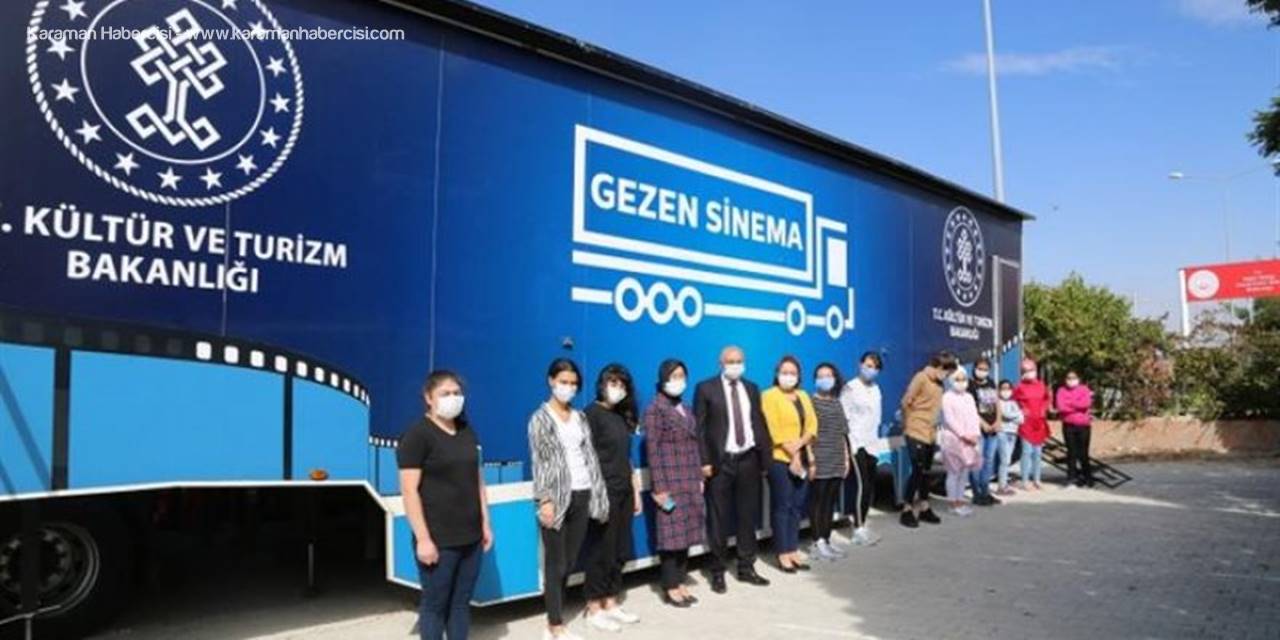 "Gezen Sinema Tırı" Niğde'nin İlhanlı Mahallesi ve Sevgi Evleri’nde