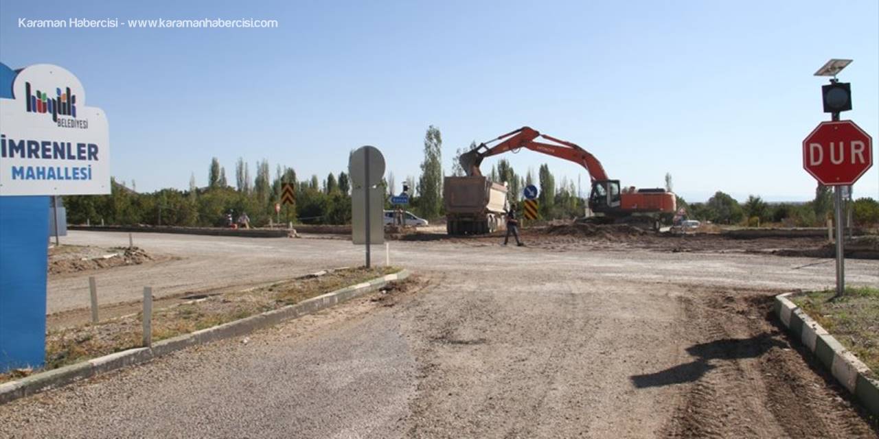 Hüyük'te Ölümlü Kazanın Yaşandığı Yolda Döner Kavşak Çalışmaları Başlatıldı