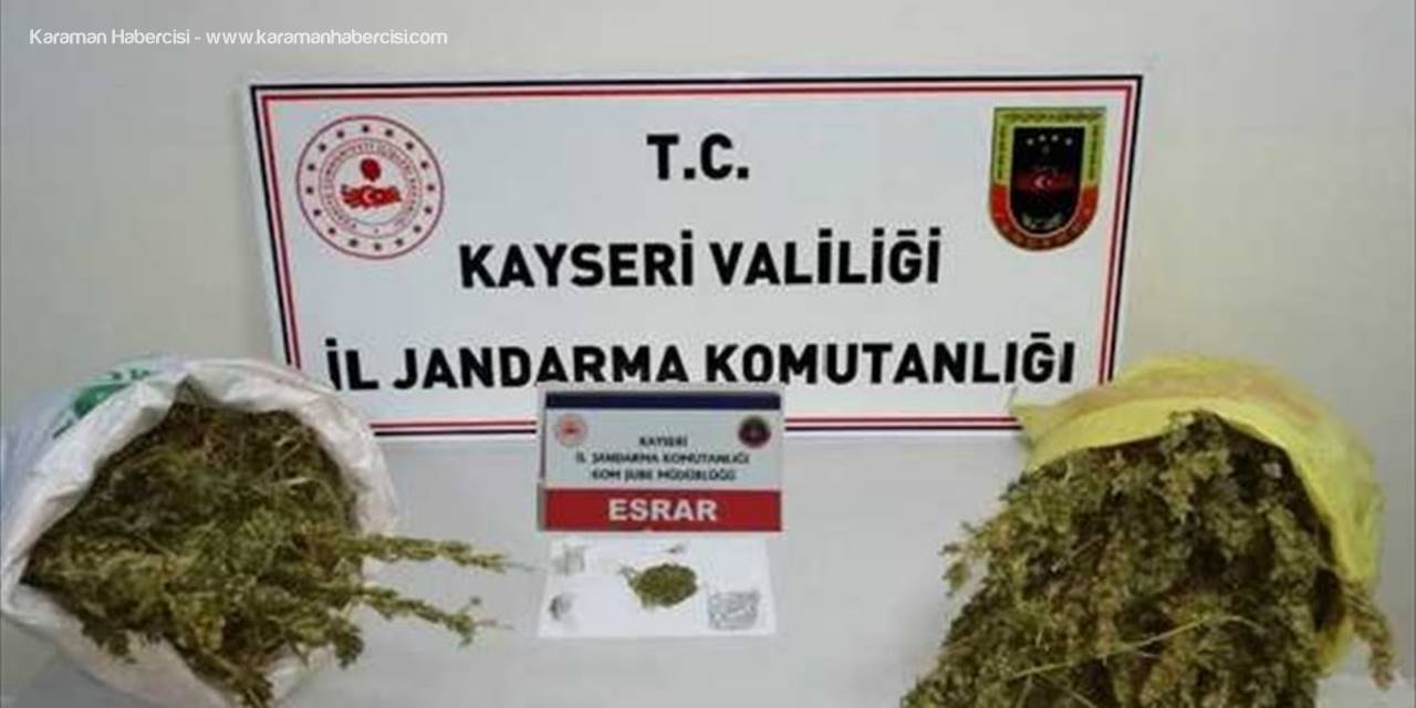 Kayseri'de 20 Kilogram Kubar Esrar Ele Geçirildi