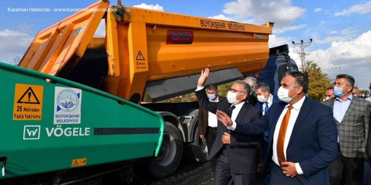 Kayseri'de Asfalt Çalışmaları