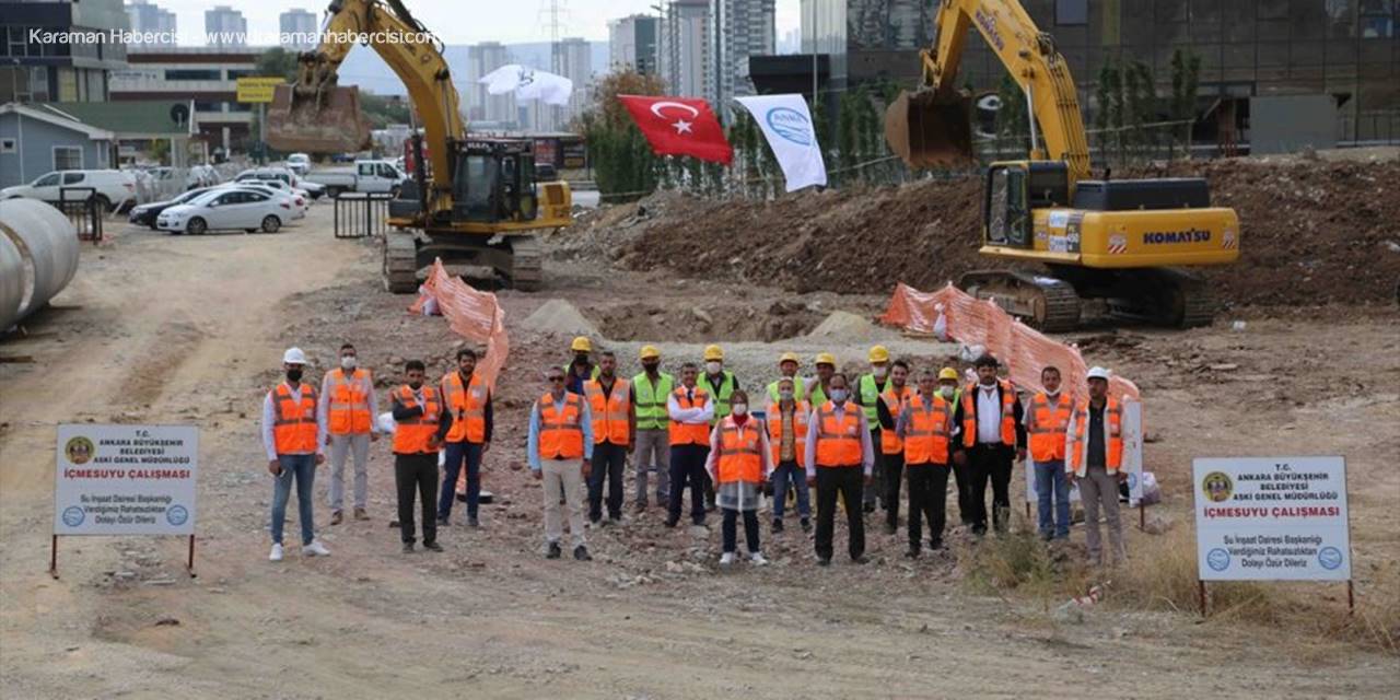 Ankara'nın Polatlı ilçesine İçme Suyu Ana İsale Hattı Çalışması Başladı