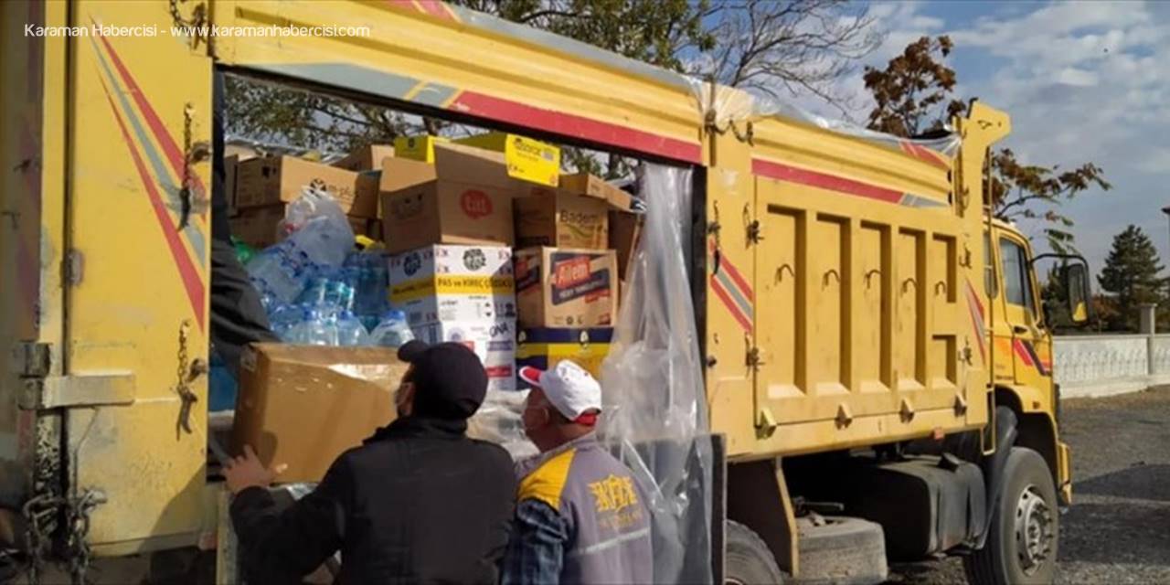 Aksaray'da Yardım Kervanına Sultanhanı da Katıldı