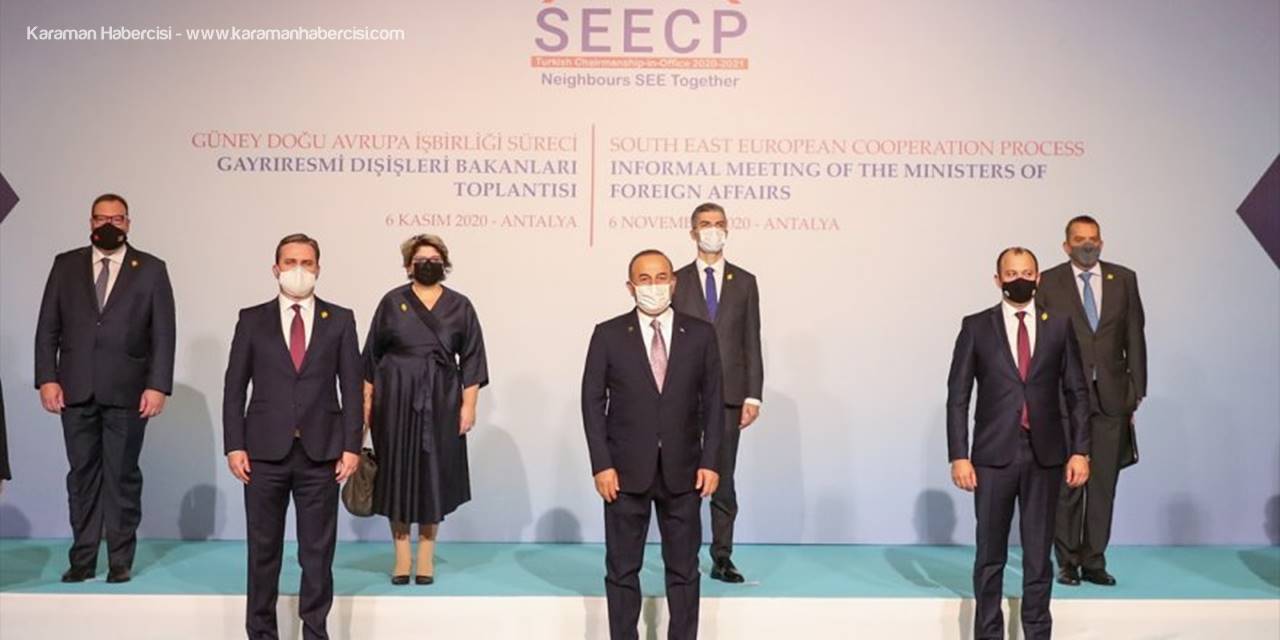 Çavuşoğlu, Güneydoğu Avrupa İşbirliği Süreci Gayrıresmi Dışişleri Bakanları Toplantısı'nda Konuştu