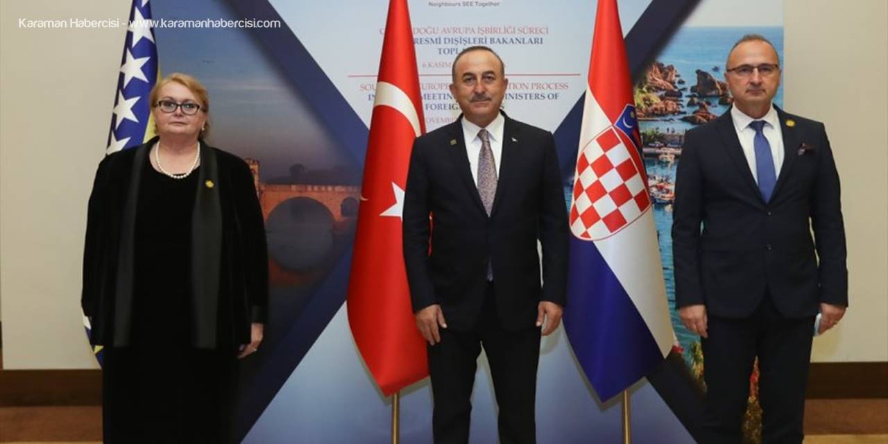 Çavuşoğlu, Bosna Hersek Ve Sırbistan Dışişleri Bakanları İle Görüştü
