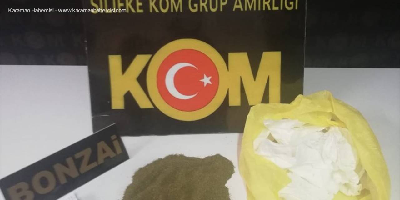 Silifke'de Uyuşturucu Bulunan Otomobildeki Şüpheli Gözaltına Alındı