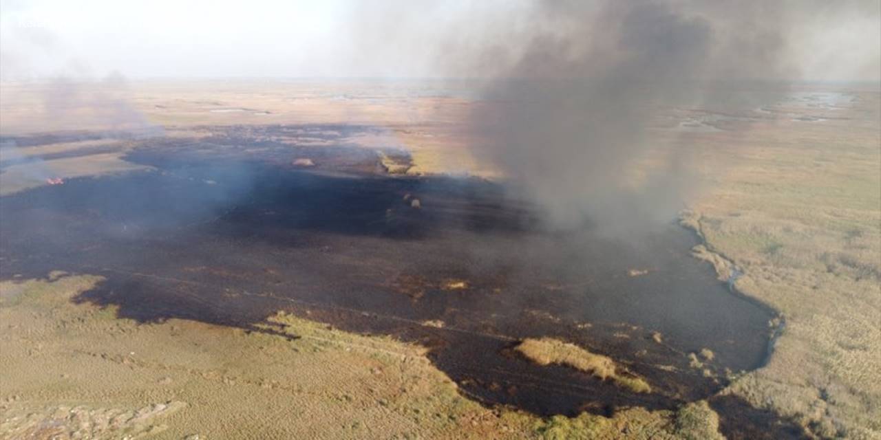 Mersin'deki Göksu Deltası'nda Çıkan Yangın Kontrol Altına Alındı