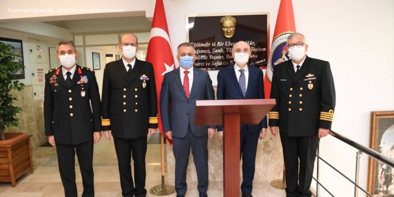 İçişleri Bakan Yardımcısı Erdil, Antalya Sahil Güvenlik Komutanlığını Ziyaret Etti