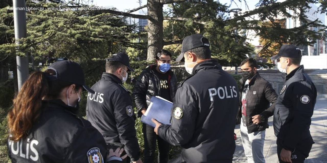 Ankara'da Açık Alanda Sigara Denetimi Yapıldı