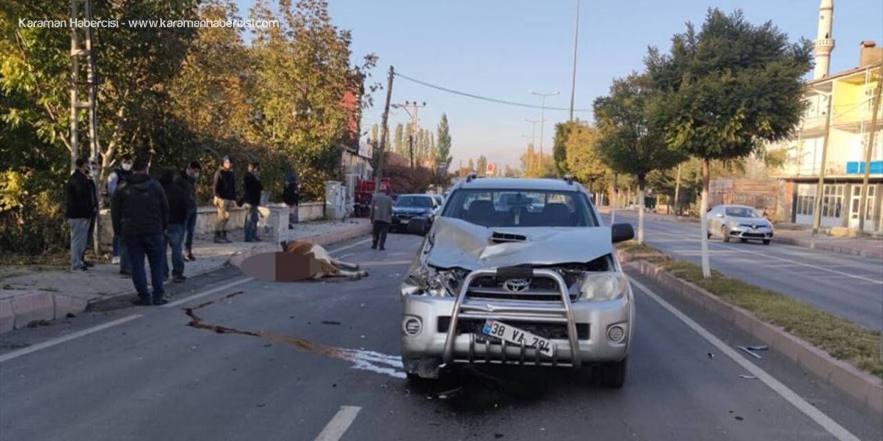 Pikabın Çarptığı İnek Telef Olmadan Kesildi