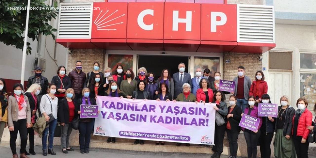 CHP'li Kadınlardan Kadına Yönelik Şiddete Karşı Ortak Açıklama