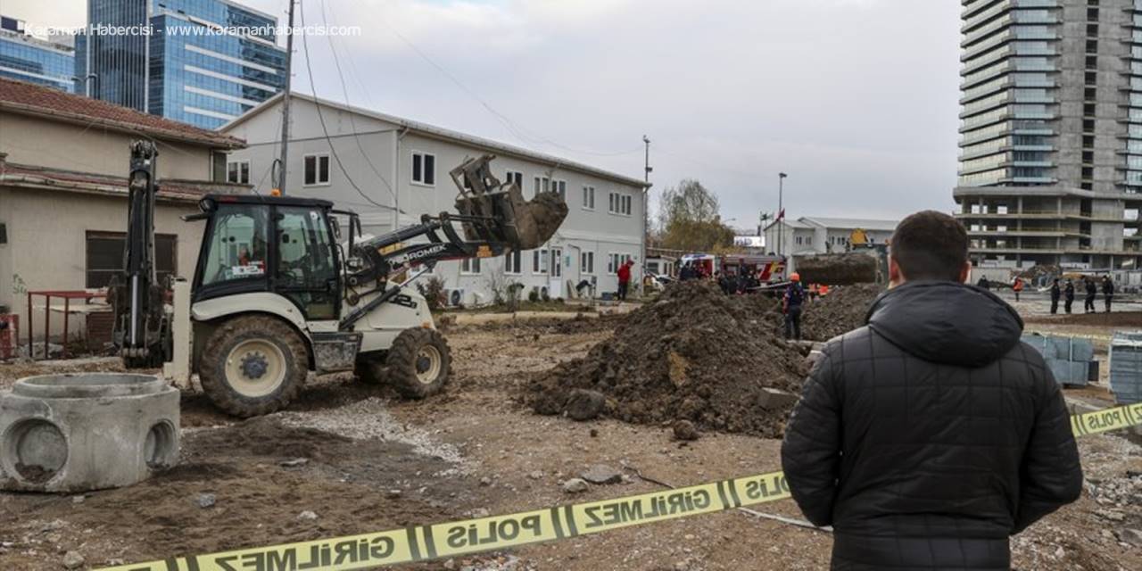 Başkentte İnşaat Alanında Toprak Kayması Sonucu Bir İşçi Öldü