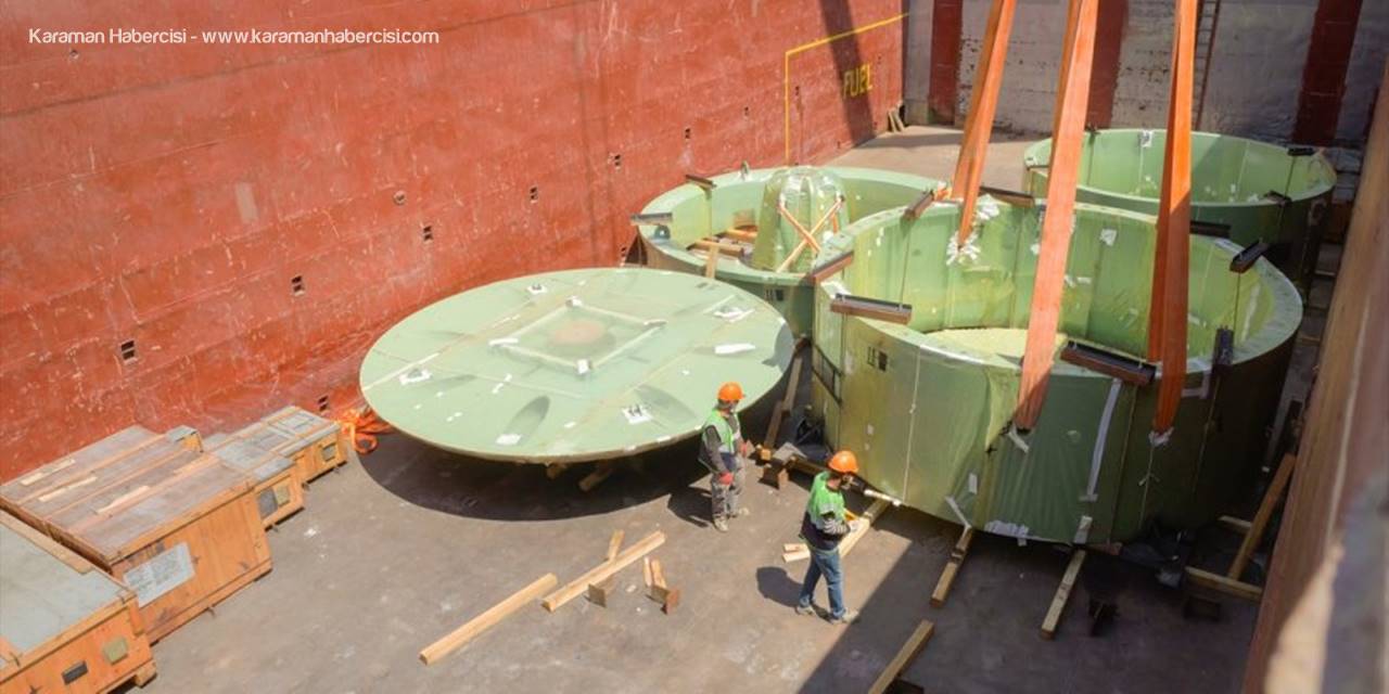 Akkuyu Ngs'nin İkinci Ünitesindeki Kor Tutucunun Montajı Yapıldı