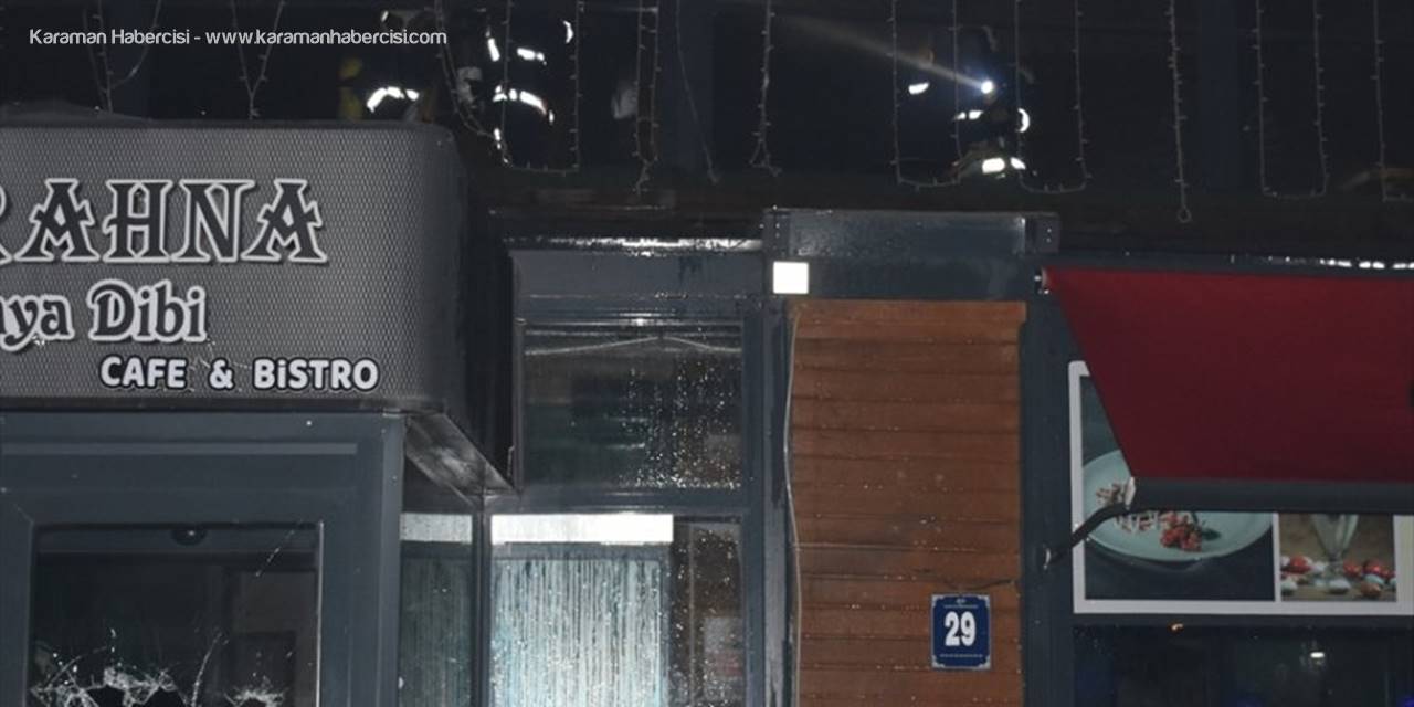 Başkentte Kundaklanan Kafede Hasar Oluştu