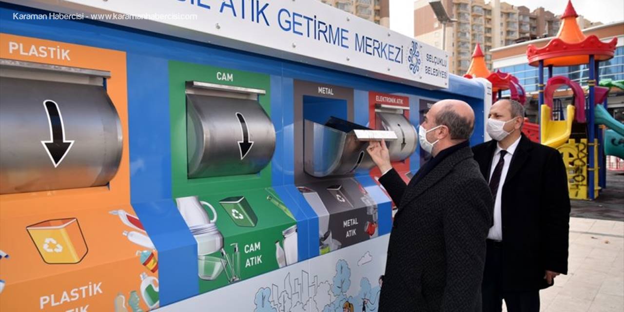 Konya'da Mobil Atık Getirme Merkezleri Oluşturuldu