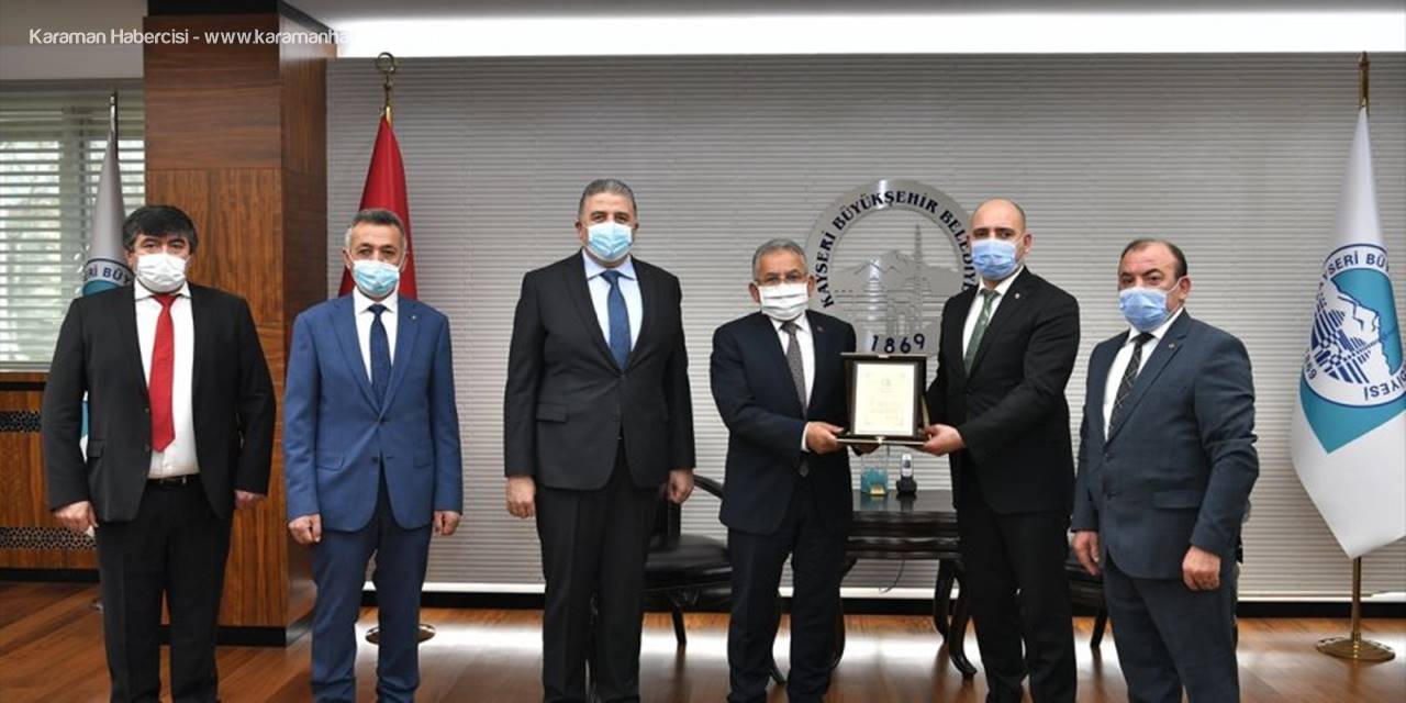 Kayseri Ticaret Borsası'ndan Büyükkılıç'a Teşekkür Ziyareti