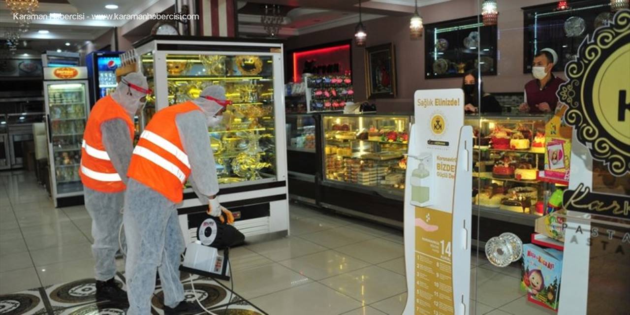 Karaman Belediyesi'nin Koronavirüsle Mücadele Çalışmaları