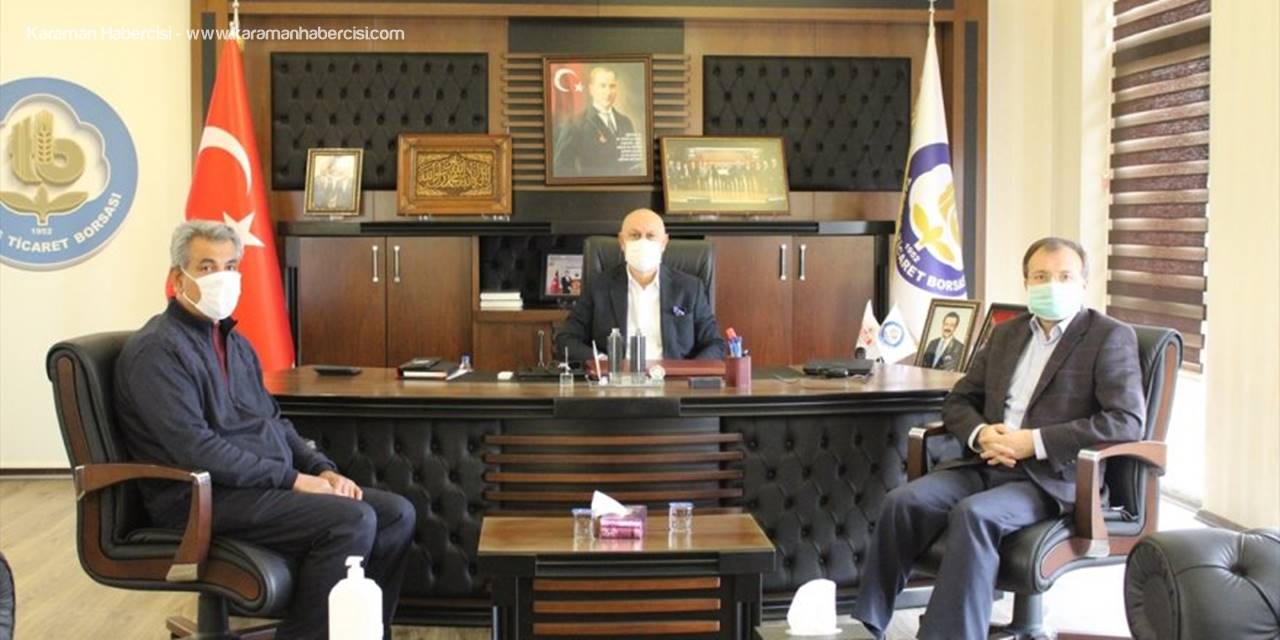Tarsus Müftüsü Can'dan Tarsus Ticaret Borsası Başkanı Kaya'ya Ziyaret