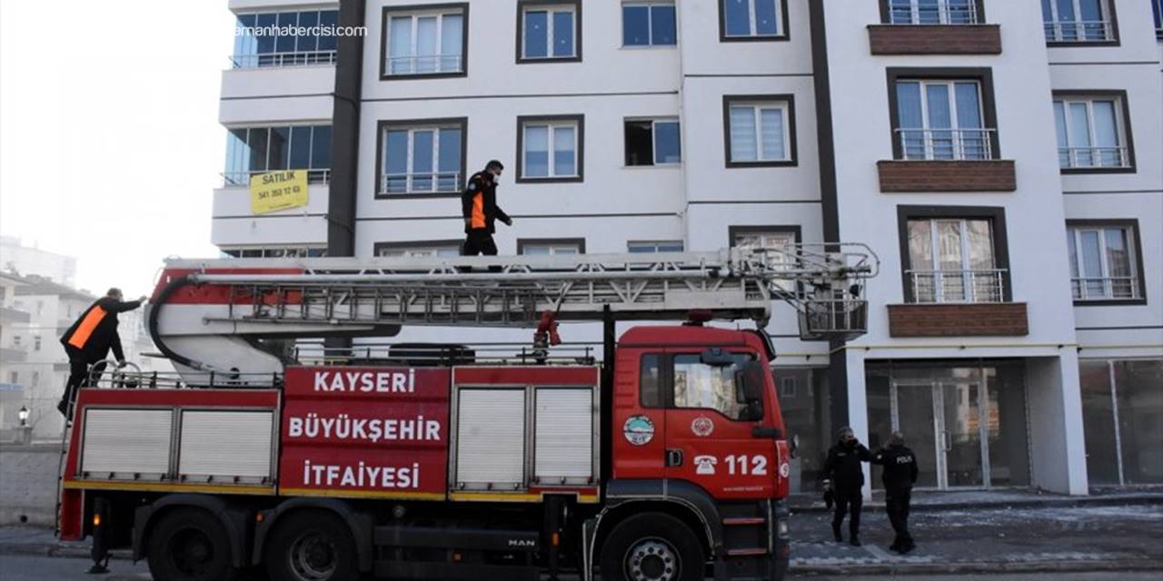 Kayseri'de Kocası Tarafından Darbedilip Evin Odasına Kilitlenen Kadın Kurtarıldı