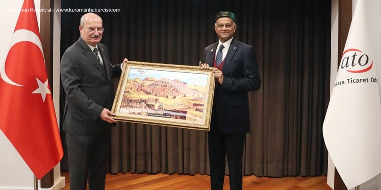 Bangladeş'in Ankara Büyükelçisi Mannan, Ato Başkanı Baran'ı Ziyaret Etti