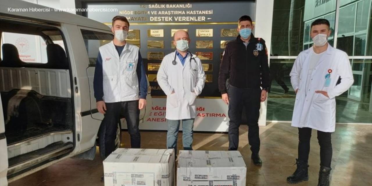 Genç Yeryüzü Doktorları Topluluğu'ndan Kovid-19 Servisi Çalışanlarına "Motivasyon Kiti"