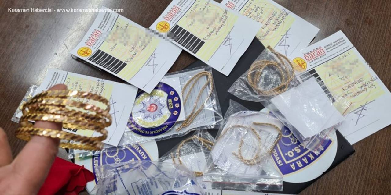 Başkentte Kuyumculara Hileli Altın Satan Şebekeye Operasyon