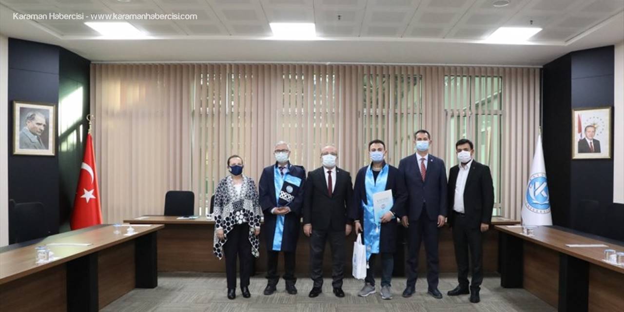 Kayü Mezunu Türkiye Birincisine Diplomasını Rektör Karamustafa Verdi