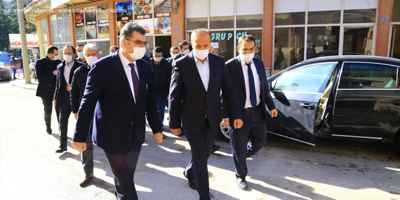 AK Parti Konya Milletvekili Orhan Erdem, Hadim'i Ziyaret Etti