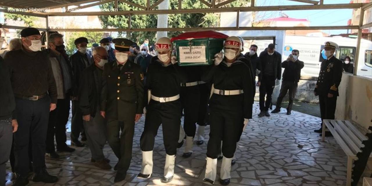 Mersin'de Hayatını Kaybeden Kıbrıs Gazisinin Cenazesi Toprağa Verildi