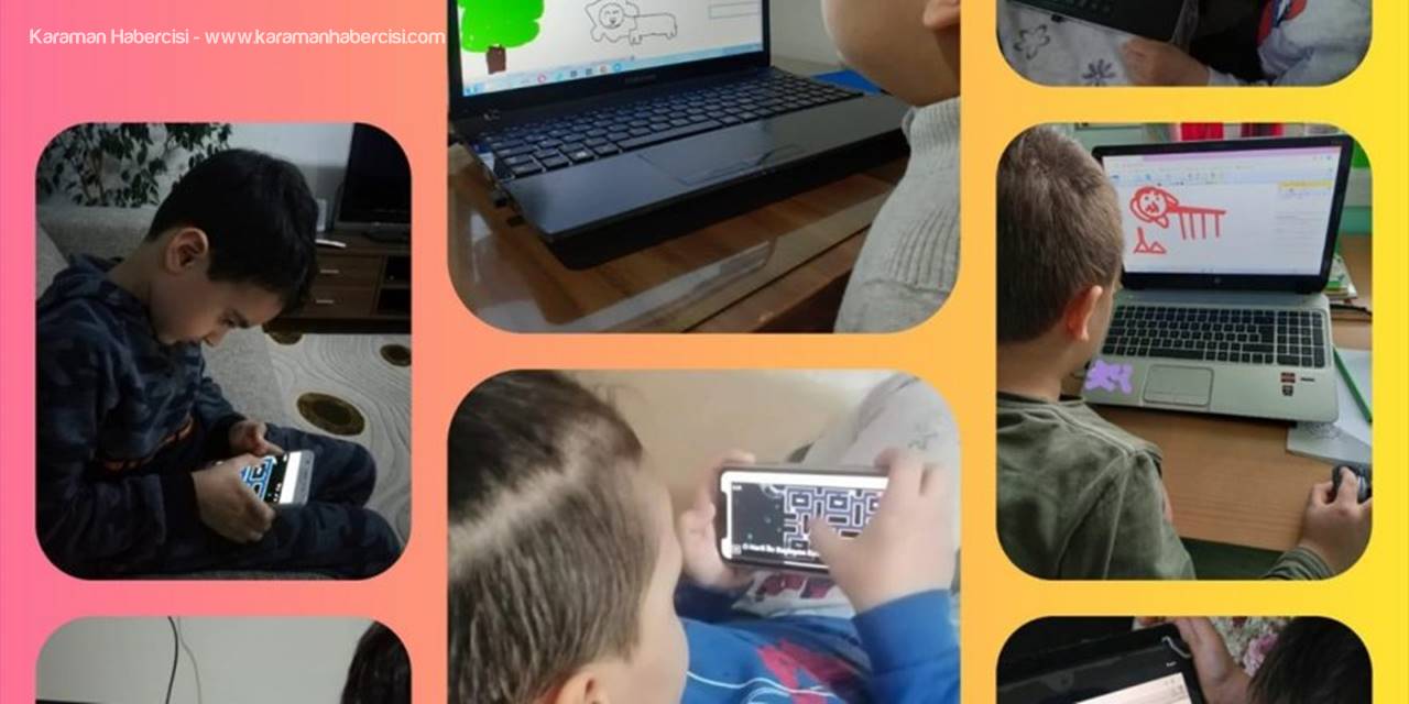 İlkokul Birinci Sınıf Öğrencileri Uzaktan Eğitimle Dijital Öğrenme İçerikleri Üretti
